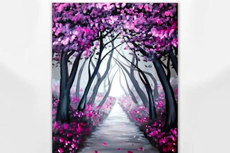 Paint Nite: Path of Cherry Blossoms